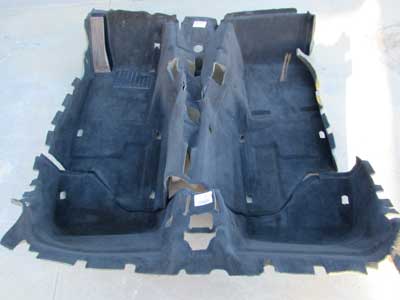 BMW Floor Carpet Carpeting Black Front and Rear Sections 51477030755 2003-2008 E85 E86 Z4